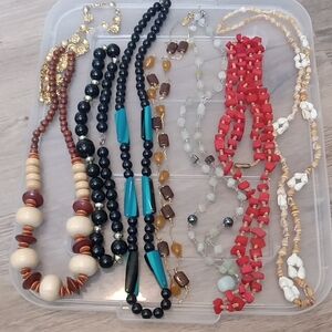 Beaded Necklace Bundle Of 8